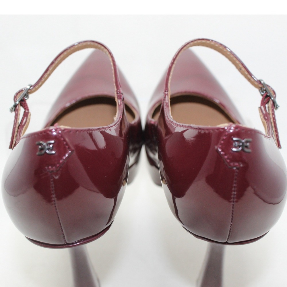 Sam Edelman Jildie Platform Slingback Mary Jane Pump French Burgundy Size 7.5 - Picture 11 of 12